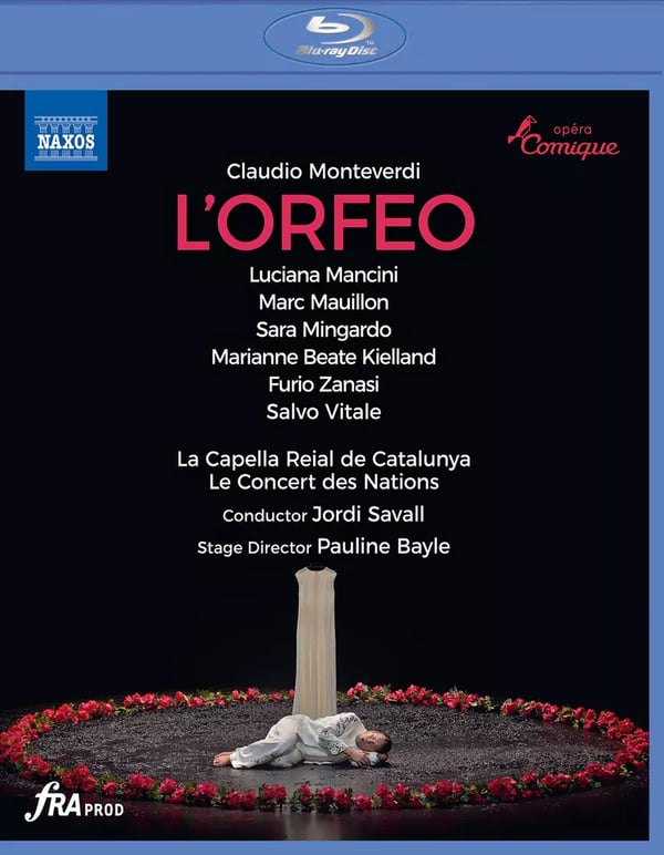 L'Orfeo: Les Concert Des Nations (Savall) Blu-ray (2022) Jordi Savall cert E Brand New