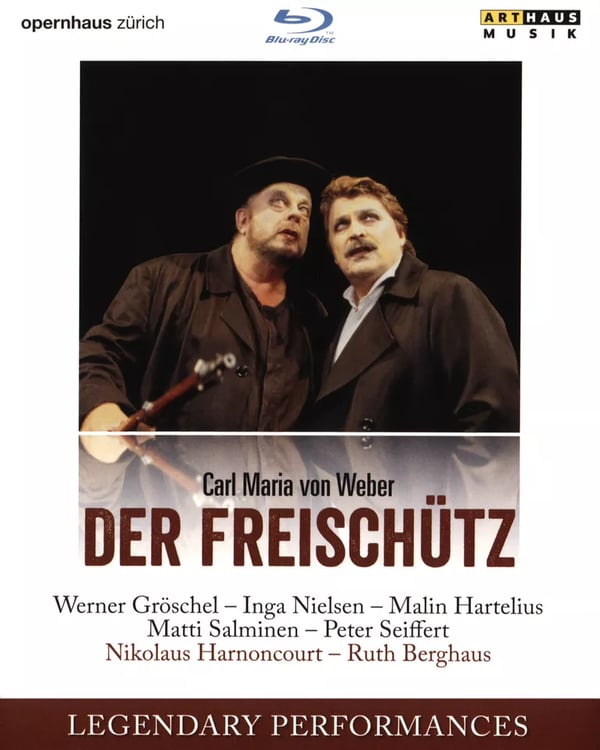 Der Freischütz: Zurich Opera House (Harnoncourt) DVD (2016) Ruth Berghaus cert Brand New