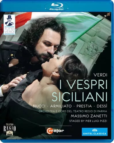 I Vespri Siciliani: Teatro Regio di Parma (Zanetti) Blu-Ray (2013) Massimo Brand New