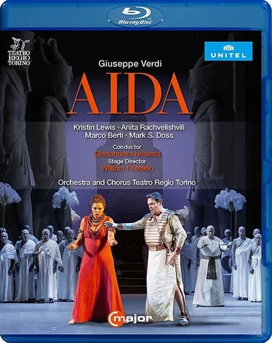 Aida: Teatro Regio Torino (Noseda) Blu-Ray (2016) William Friedkin cert E Brand New