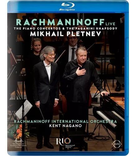 Rachmaninoff Live: The Piano Concertos & the Paganini Rhapsody Blu-ray (2024) Brand New
