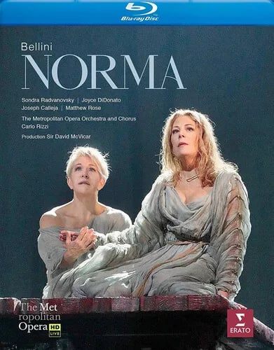 Norma: Metropolitan Opera (Rizzi) Blu-Ray (2018) David McVicar cert E Brand New