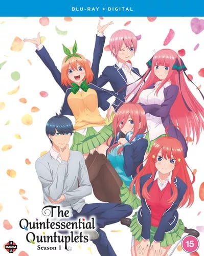 The Quintessential Quintuplets: Sesong 1 Blu-ray The Quintessential Quintuplets: Sesong 1 Blu-ray