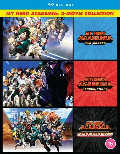 My Hero Academia: 3 Movie Collection [15] Blu-ray Box Set Brand New