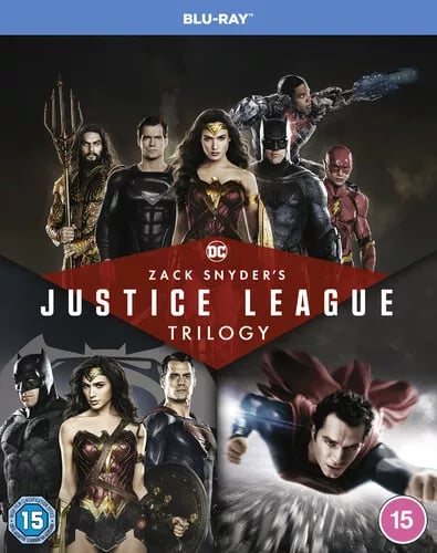 Zack Snyder's Justice League Trilogy [15] Blu-ray Box Set Brand New