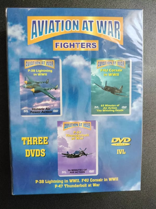 Aviation At War - Fighters: Samlingen (3-disc bokssett) (DVD) Aviation At War - Fighters: Samlingen (3-disc bokssett) (DVD)