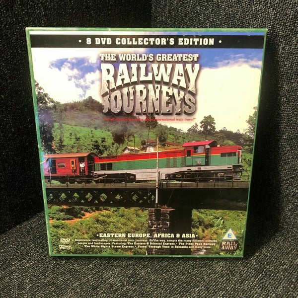 Maailman Suurimmat Rautatieamatkat - 8 DVD Box Set: Itä-Eurooppa, Afrikka & Aasia