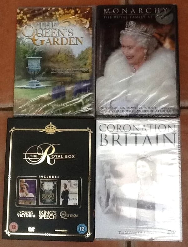 THE QUEEN & THE ROYAL FAMILY : 3 Films & 3 Documentaries DVD Bundle - Region 2 Brand New