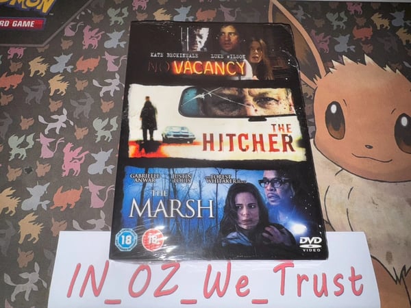 The Hitcher/Vacancy/The Marsh (DVD, 2008, 3-Disc Set) Region 2 Brand New