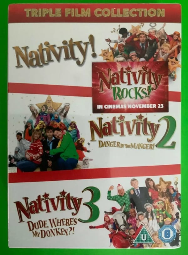 Nativity!/Nativity 2 - Danger in the Manger!/ Nativity 3 - Dude, Where's My... Region 2 Brand New