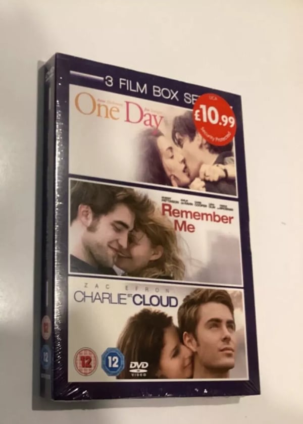 One Day / Remember Me / Charlie St. Cloud (Box Set) (DVD, 2012 Region 2 Brand New