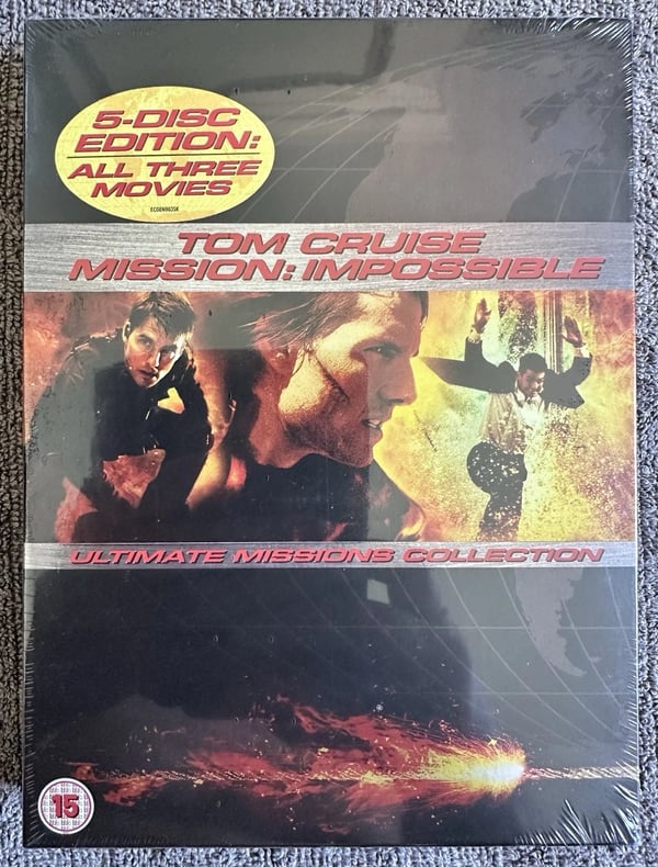 Mission: Impossible 1, 2 And 3 (Box Set) (DVD, 2006) Region 2 Brand New Mission: Impossible 1, 2 And 3 (Box Set) (DVD, 2006) Region 2 Brand New