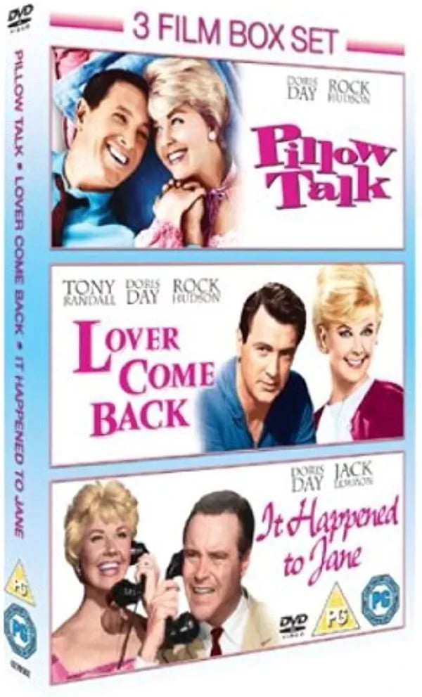 PILLOW TALK LOVER COME BACK IT HAPPENED TO JANE DVD 3 FILM SET #250 Region 2 Brand New