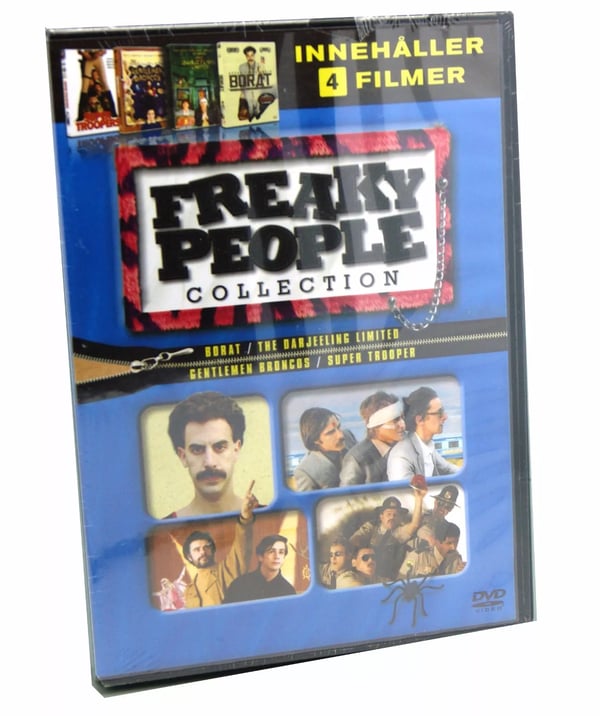 Freaky People: Borat, Darjeeling Limited, Super Troopers DVD Region 2 Brand New