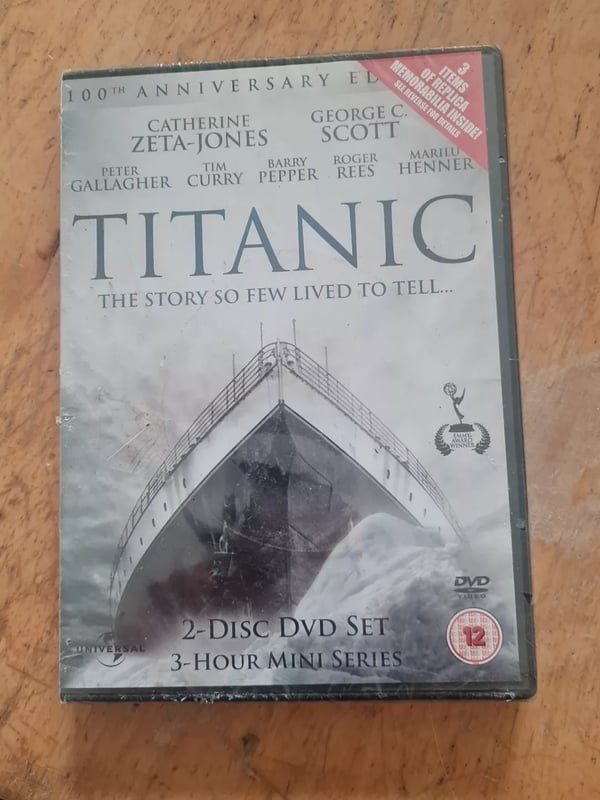 Titanic 100-års jubilæum - Historisk Miniserie DVD (Region 2)