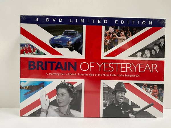 BRITAIN OF YESTERYEAR DVDs 40s 50s 60s 4 Set Music Halls QE2 WWI Region 2 Brand New
