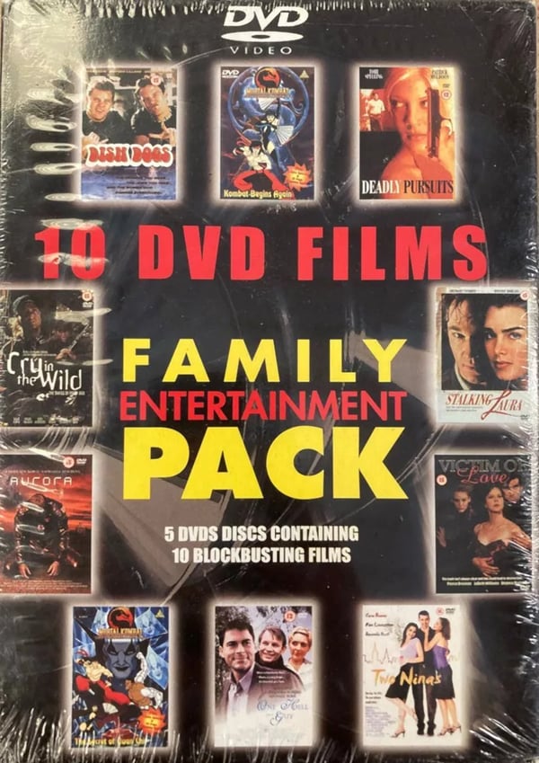 Family Entertainment Pack - 10 DVD Films (DVD) - Region 2 Brand New
