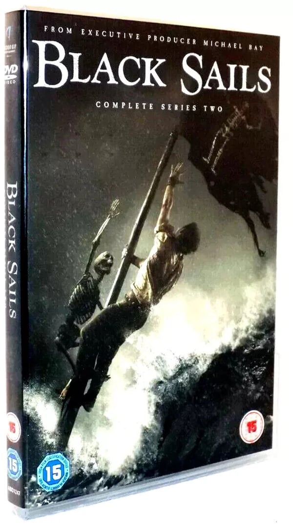 Black Sails : Complete Series Two - 4 Disc DVD (2015) Toby Stephens, Hannah Region 2 Brand New