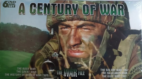 A CENTURY OF WAR 6 DVD BOX SET REGION FREE BOER TO GULF WAR 1899 1991 Brand New