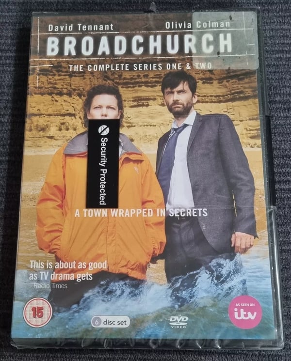Broadchurch Säsong 1+2 DVD - Brittisk kriminaldrama