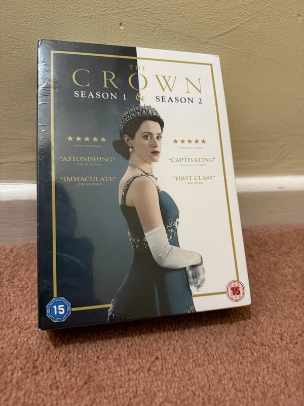 The Crown - Season 1 & 2 Box Set (DVD) Region 2 Brand New