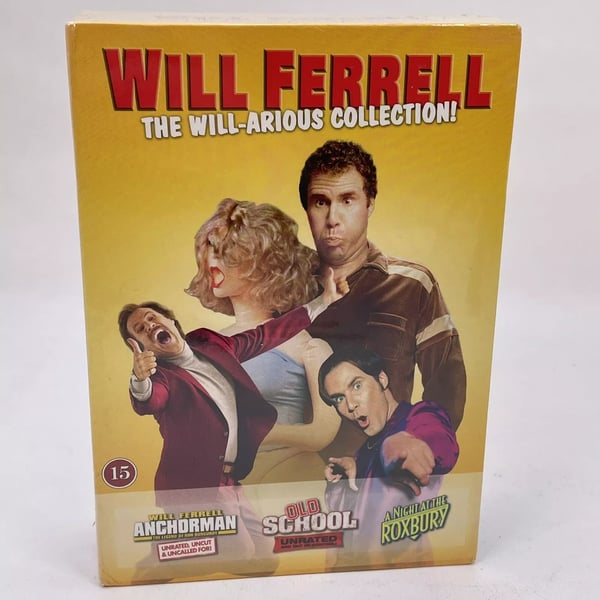 The Will Ferrell Collection DVD Will-Arious Anchorman Roxbury Old School R2 Region 2 Brand New