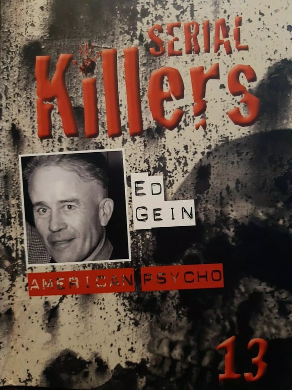 Serial Killers DVD + Book Set - Number 13 - Ed Gein - (A4) Region 2 Brand New Serial Killers DVD + Book Set - Number 13 - Ed Gein - (A4) Region 2 Brand New