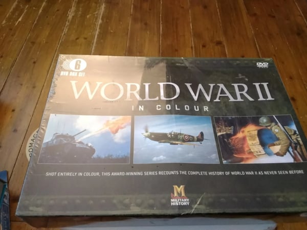 World War 2 in Colour DVD Documentary Military History Region 2 Brand New