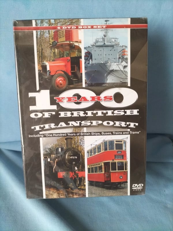 DVD's. 100 Years Of British Transport. Box Set of 4. . Region 2 Brand New