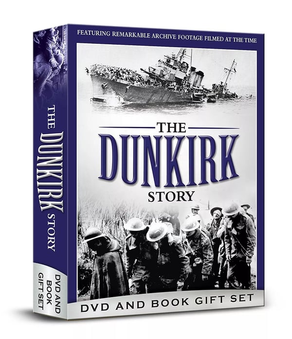 Dunkirk Story – Bok & DVD Gavepakke: Historien om de små skipene Dunkirk Story – Bok & DVD Gavepakke: Historien om de små skipene