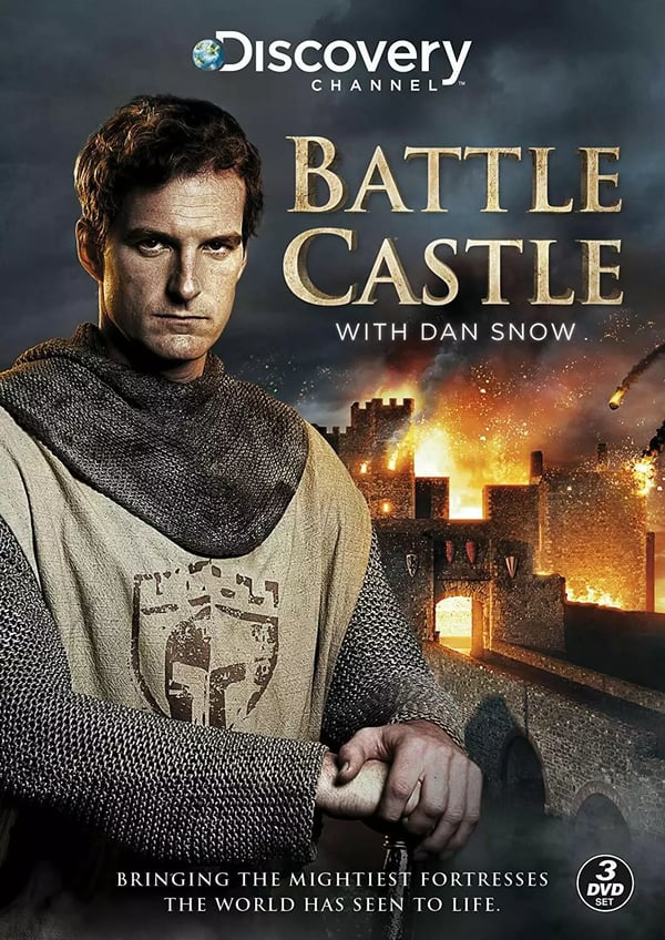 Dan Snow Battle Castle Mighty Fortresses 3 DVD Documentary Region 2 Brand New