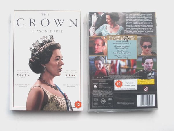 The Crown – Sesong 3 DVD (4 disker, 8 timer 45 min)