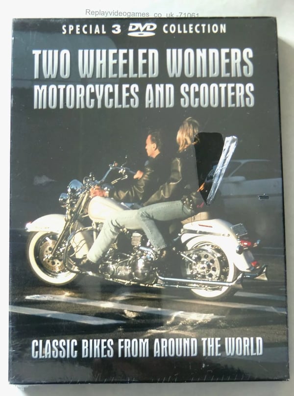 Two Wheeled Wonders: Moottoripyörät ja Skootterit DVD Box Set, Alue 2