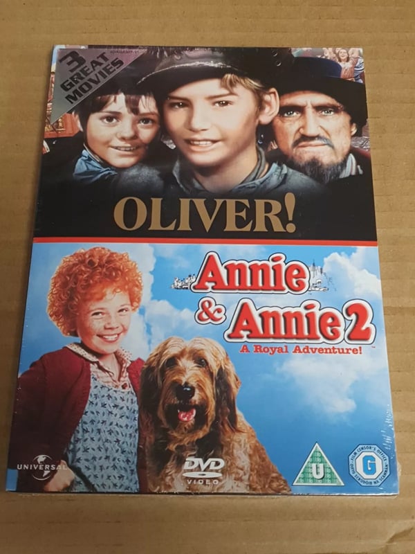 Oliver! / Annie / Annie 2 - DVD Bokssett (3 disker) Oliver! / Annie / Annie 2 - DVD Bokssett (3 disker)