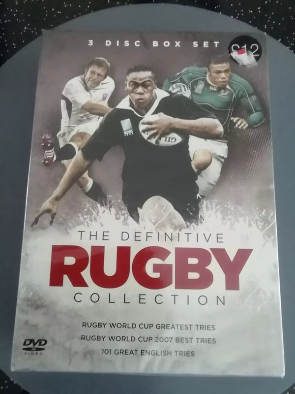 The Definitive Rugby Collection 3-discs (Dvd, 2008) . Cert E Region 2 Brand New