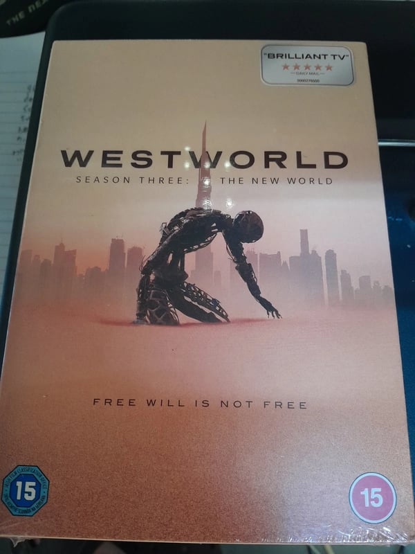 Westworld The Complete Third Season 3 DVD BOXSET R2 Region 2 Brand New Westworld The Complete Third Season 3 DVD BOXSET R2 Region 2 Brand New