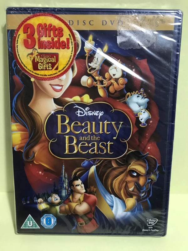 Disney's Beauty and the Beast (2-Disc DVD, 2012) - Region 2 Brand New