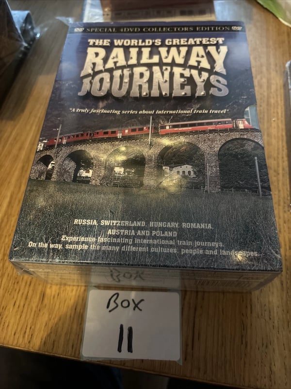 the worlds greatest railway journeys 4 dvd boxset Region 2 Brand New