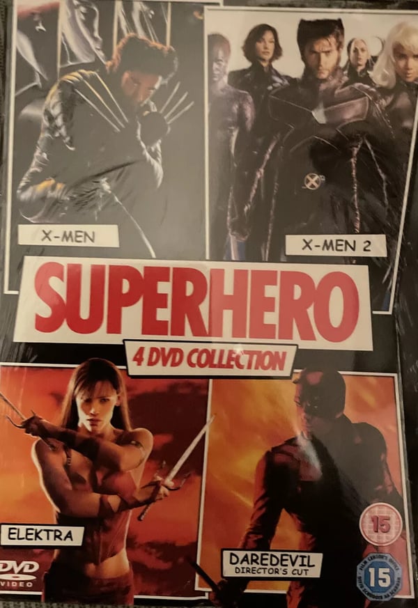 Superhero: 4 DVD Collection and . Region 2 Brand New