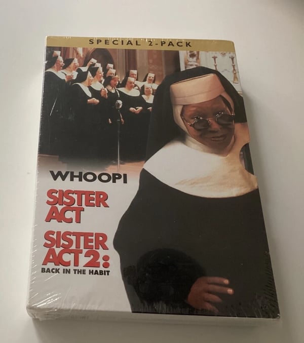 Sister Act / Sister Act 2: Back In The Habit (Box Set) (DVD, 2005) Region 2 Brand New