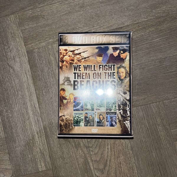 WE WILL FIGHT THEM ON THE BEACHES DVD BOX SET ( VOLUMES 1 - 8 ) ! Region 2 Brand New