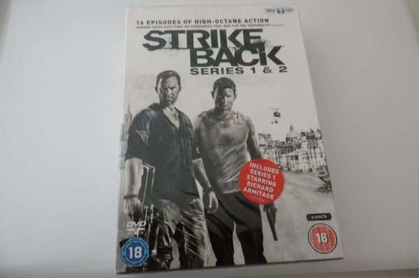 Strike Back Sarjat 1 & 2 Box Set DVD (16 Jaksoa)