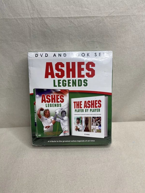 Ashes Legends DVD & Book Set Shane Warne England Australia Gift Region 2 Brand New Ashes Legends DVD & Book Set Shane Warne England Australia Gift Region 2 Brand New