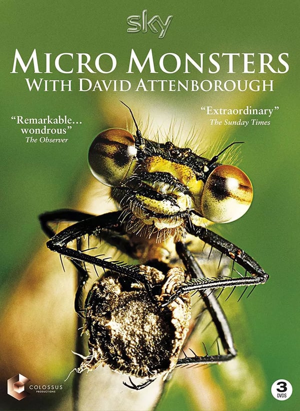 Micro Monsters David Attenborough DVD 3 Disc Set Region 2 Brand New