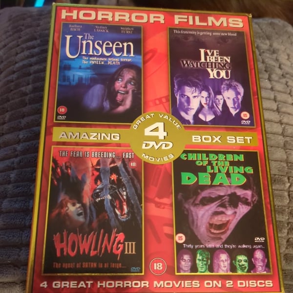 Horror Films (Box Set S) (DVD, 2004) Region 2 Brand New