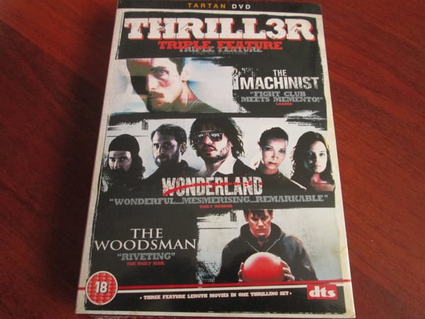 Thriller Triple - The Machinist The Woodsman/Wonderland [DVD BOX SET] Region 2 Brand New