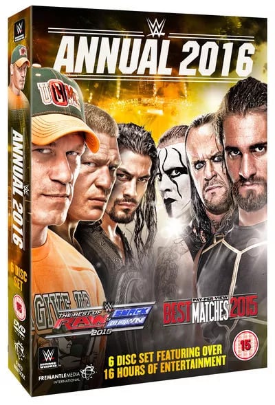 WWE: 2016 Annual [6x Disc DVD] 2016 - Region 2 Brand New