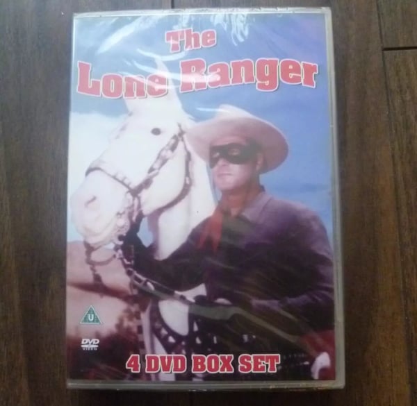 The Lone Ranger DVD 4 Disc Boxset, Seventeen Episodes, - Region 2 Brand New