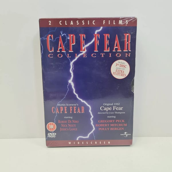 Cape Fear 1962 Cape Fear 1991 DVD Boxset Region 2 Brand New