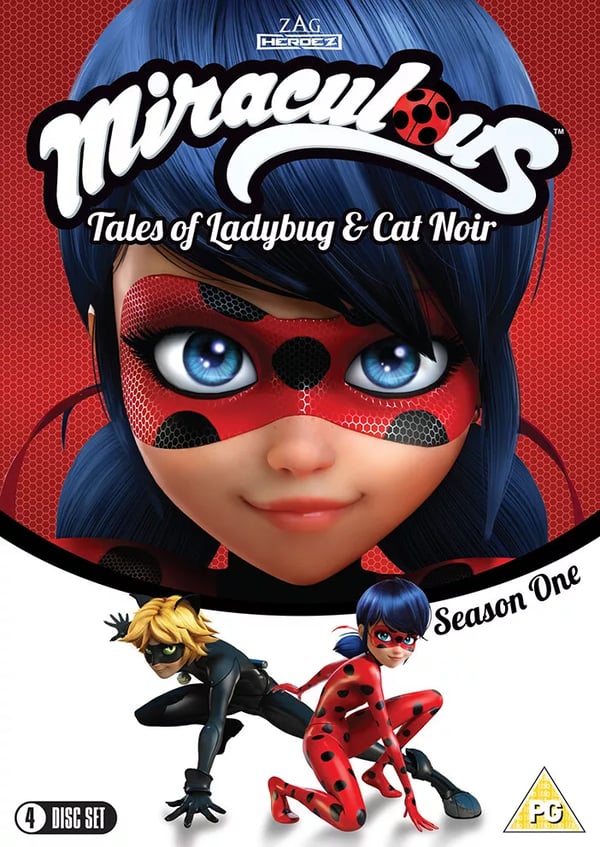 Miraculous - Tales of Ladybug & Cat Noir: Season One [PG] DVD Box Set Region 2 Brand New